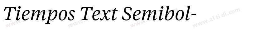 Tiempos Text Semibol字体转换 Tiempos Text Semibol字体转换